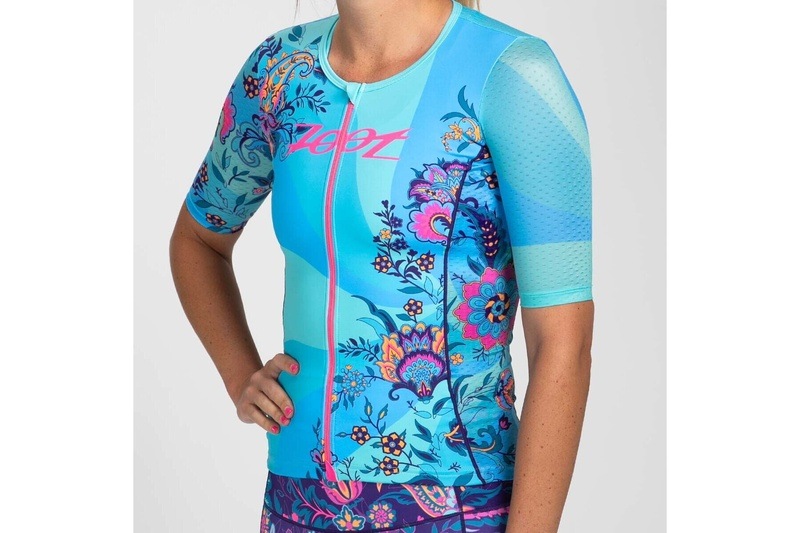 WOMEN TRI AERO JERSEY (UTOPIA)セパレート トップス トライアスロン トライジャージ ZFT15060