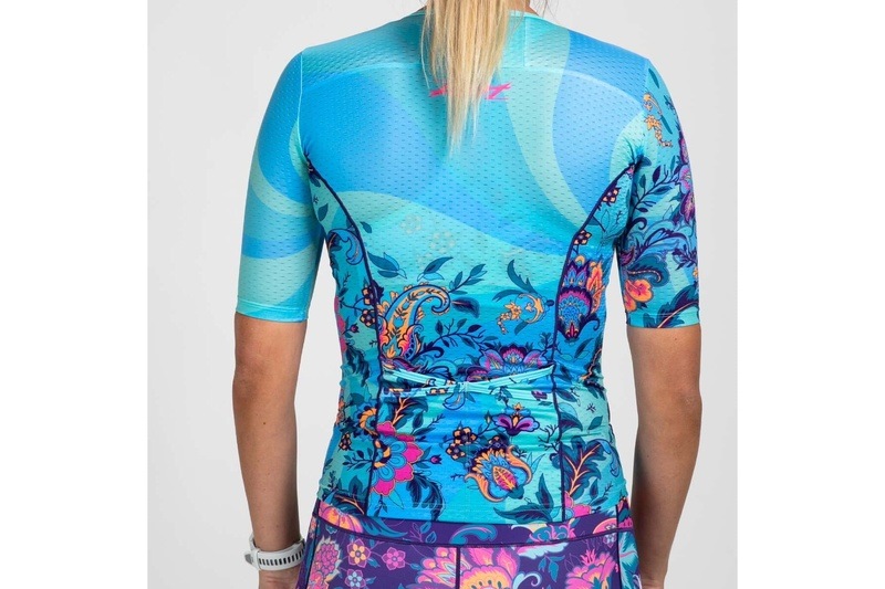 WOMEN TRI AERO JERSEY (UTOPIA)セパレート トップス トライアスロン トライジャージ ZFT15060