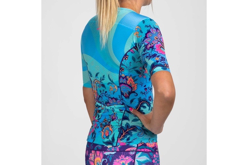 WOMEN TRI AERO JERSEY (UTOPIA)セパレート トップス トライアスロン トライジャージ ZFT15060