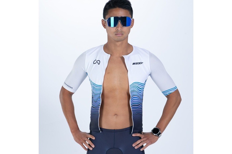 MEN'S TRI AERO JERSEY (Crowie) セパレート トップス トライアスロン トライジャージ ZMT15070