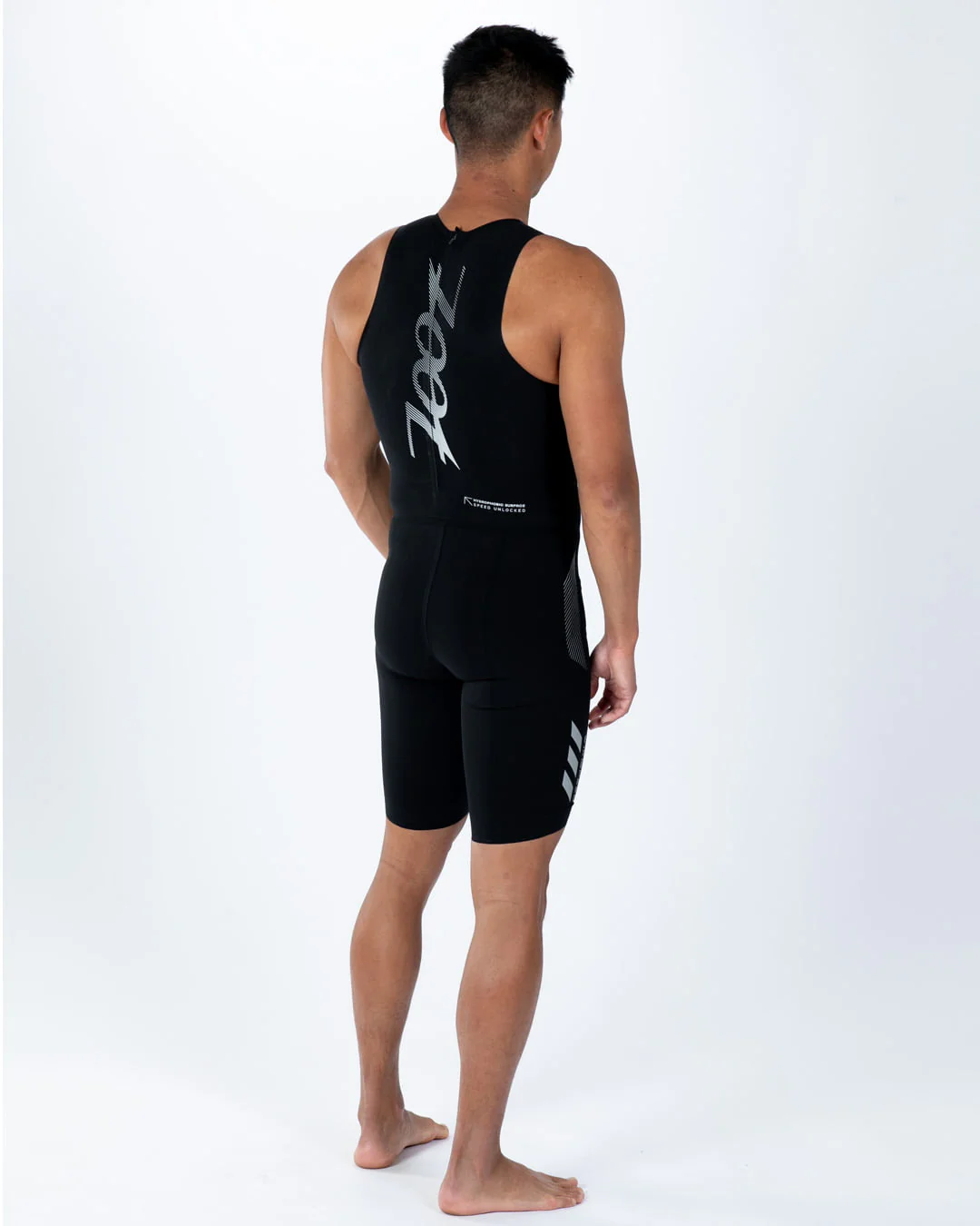 Men's WikiSpeed Swimskin (Black) メンズ トライアスロン用 スイムスキン 高撥水 ウエットスーツ禁止レース対応 