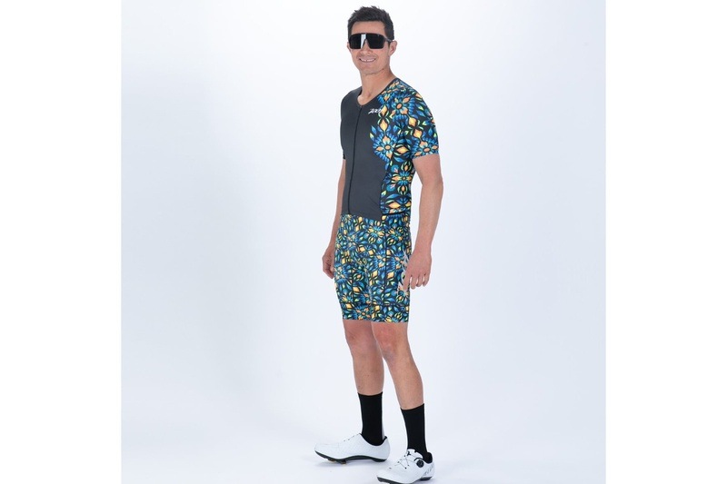 MEN'S TRI AERO FZ RACESUIT (Kaleidoscope) トライスーツ ワンピース トライウエア トライアスロンZMT35095