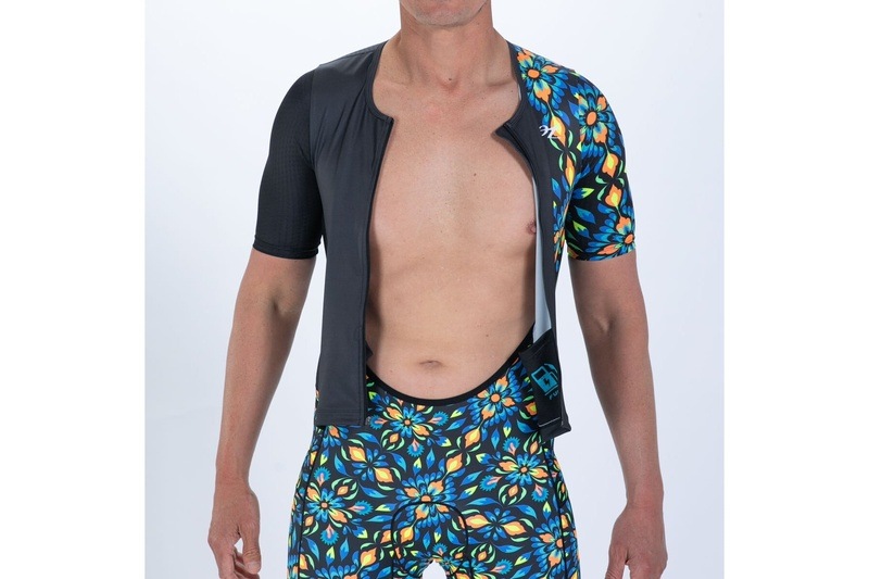 MEN'S TRI AERO FZ RACESUIT (Kaleidoscope) トライスーツ ワンピース トライウエア トライアスロンZMT35095