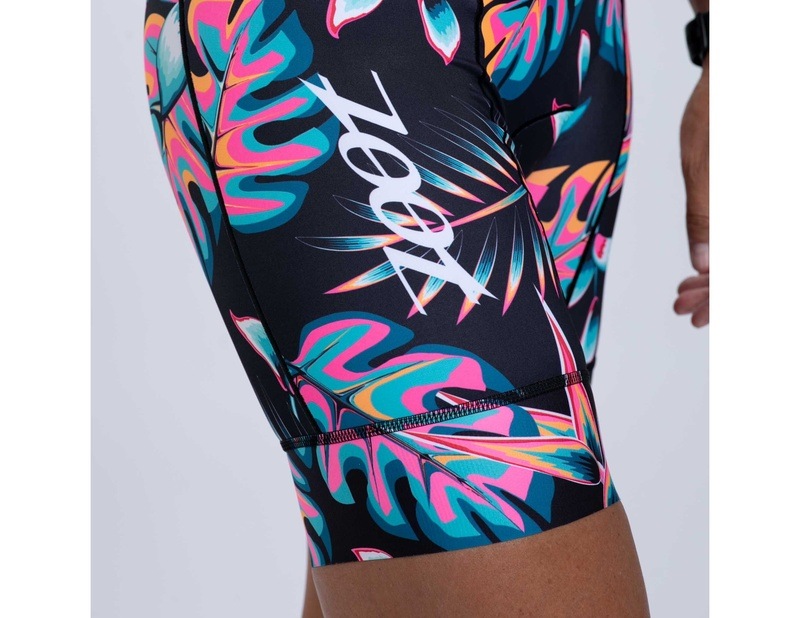 WOMEN TRI AERO FZ RACESUIT (KOA TROPICAL) レディース トライアスロンスーツ トライスーツ トライウエア ZFT35073