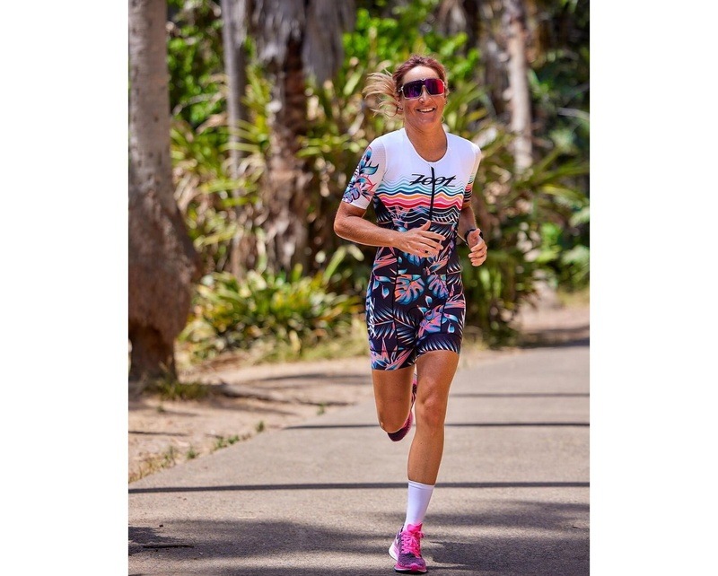 WOMEN TRI AERO FZ RACESUIT (KOA TROPICAL) レディース トライアスロンスーツ トライスーツ トライウエア ZFT35073