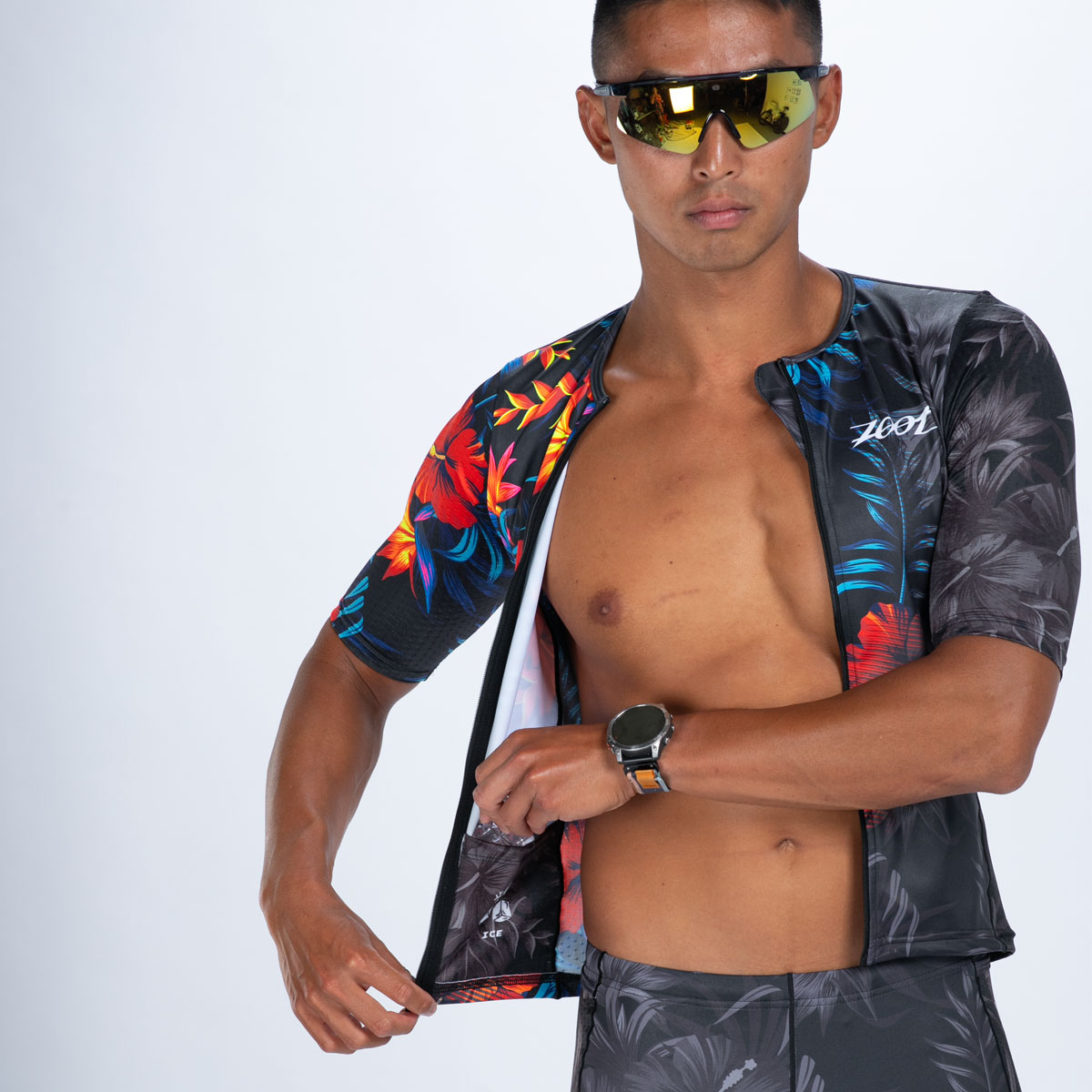 MEN'S TRI AERO JERSEY (King Kam) セパレート トップス トライアスロン トライジャージ ZMT150740