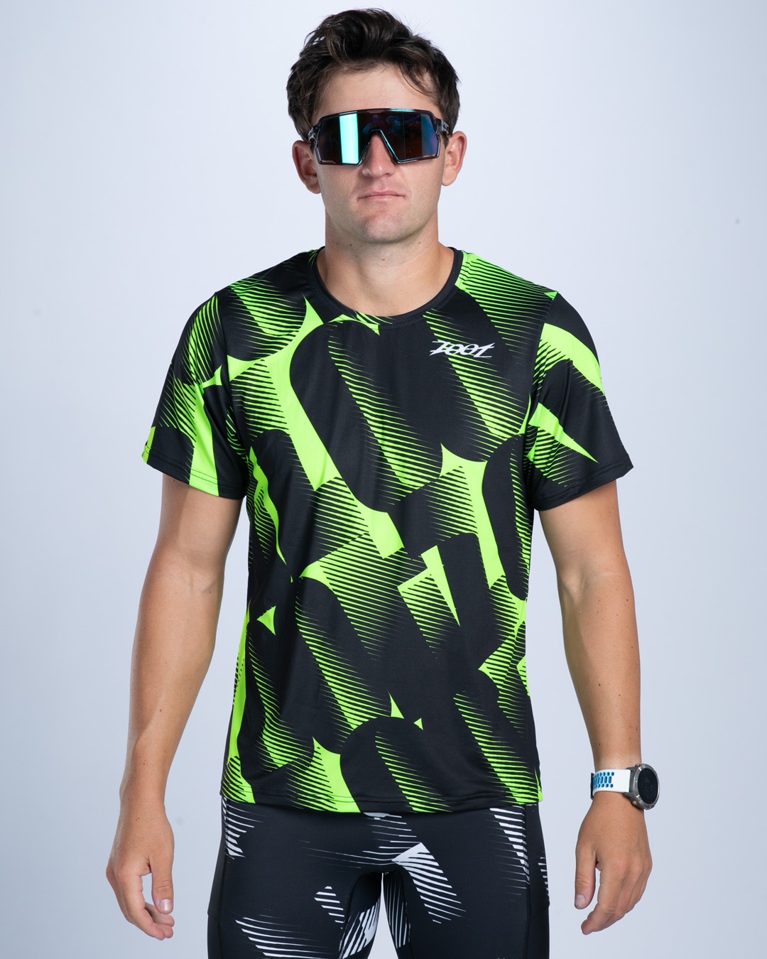 MEN'S RUN TEE (ICON) メンズ アスリート専用 エアロランシャツ ZMR120340