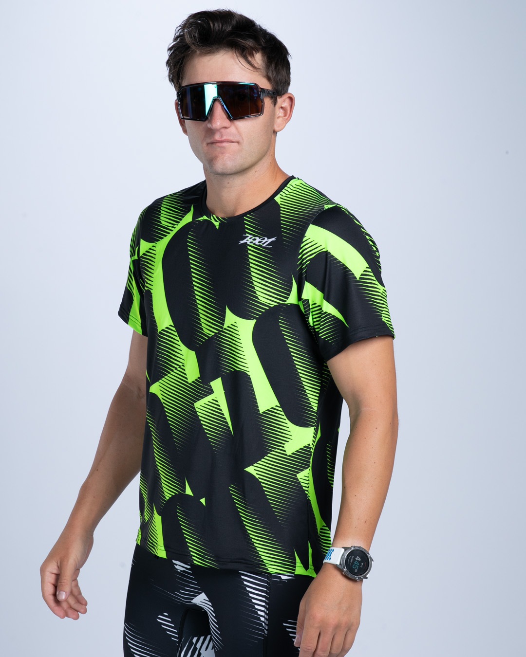 MEN'S RUN TEE (ICON) メンズ アスリート専用 エアロランシャツ ZMR120340