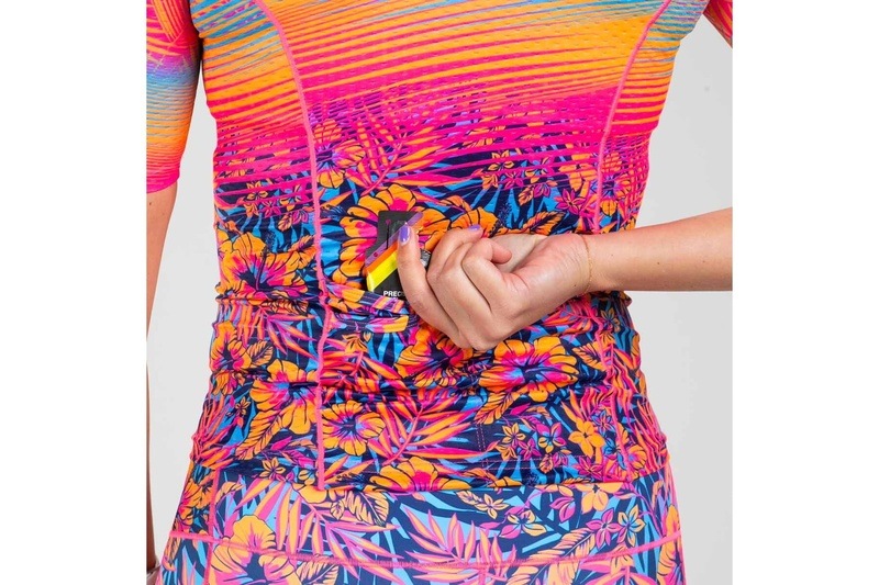 Women Club Aloha Tri Jersey セパレート トップス トライアスロン トライジャージ ZFT15057