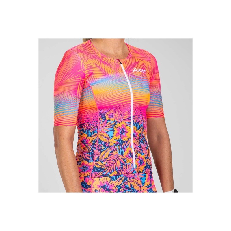 Women Club Aloha Tri Jersey セパレート トップス トライアスロン トライジャージ ZFT15057