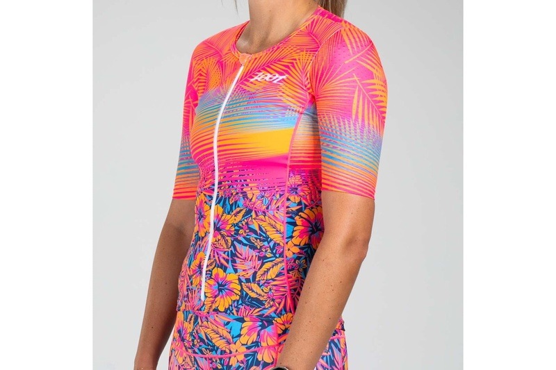 Women Club Aloha Tri Jersey セパレート トップス トライアスロン トライジャージ ZFT15057