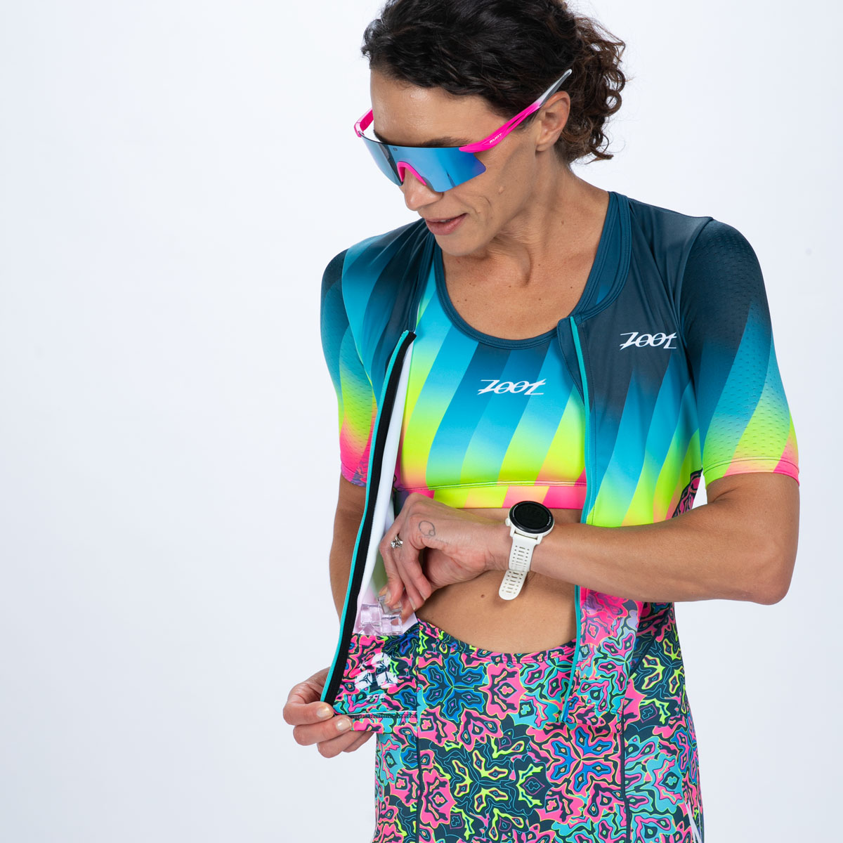 WOMEN'S TRI AERO FZ RACESUIT (Costa Del Sol) トライアスロン トライスーツ トライウエア ワンピース ZFT360560