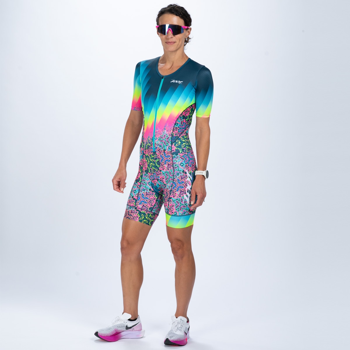 WOMEN'S TRI AERO FZ RACESUIT (Costa Del Sol) トライアスロン トライ