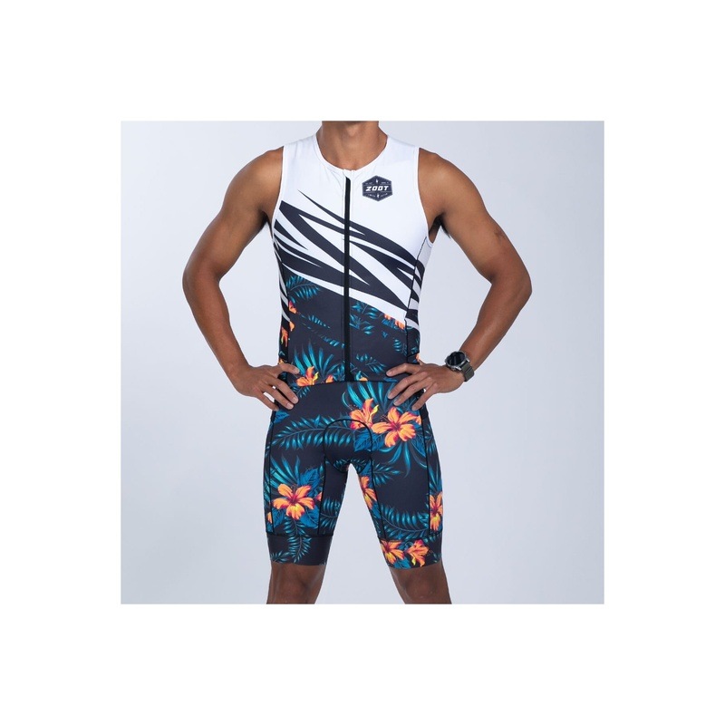 MEN'S TRI SLVS FZ RACESUIT (Hula) トライスーツ ワンピース スリーブレス ZMT36024012