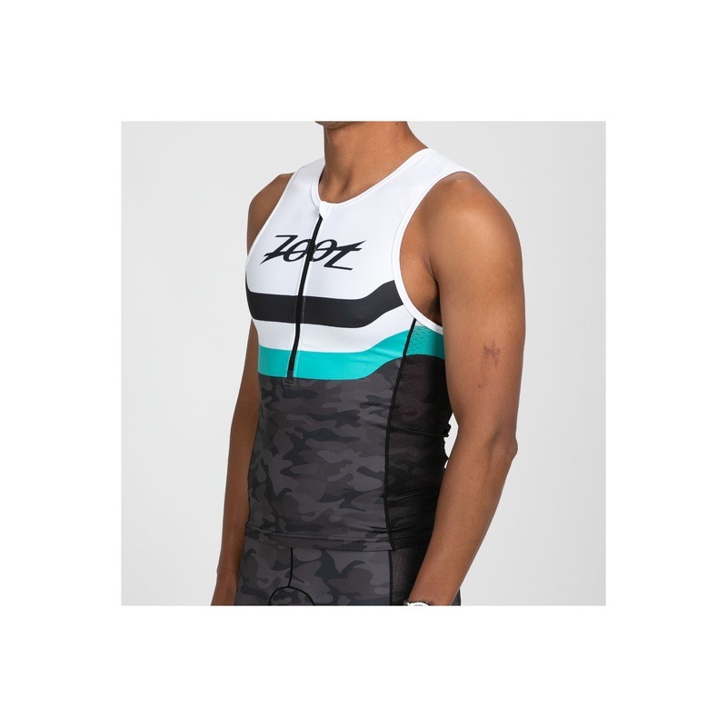 MEN TRI TANK (CAMOUFLAGE) トライタンク セパレート トライスーツ トップス ZMT11064