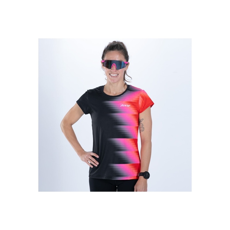 Women's Run Tee (yoyoyo) レディース アスリート専用 ランシャツ ZFR12091