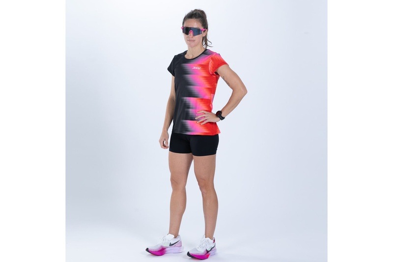 Women's Run Tee (yoyoyo) レディース アスリート専用 ランシャツ ZFR12091