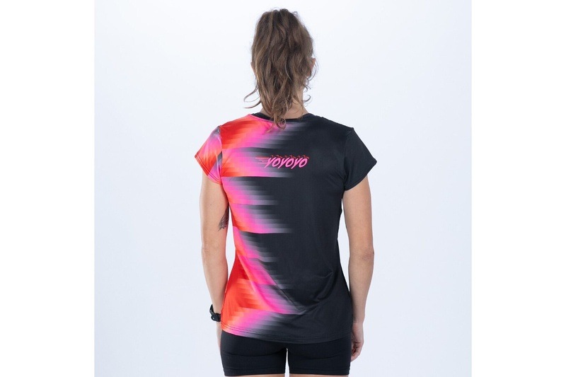 Women's Run Tee (yoyoyo) レディース アスリート専用 ランシャツ ZFR12091