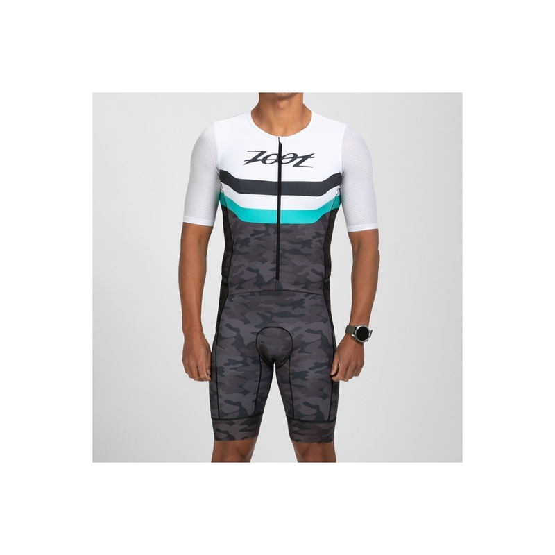MEN TRI AERO FZ RACESUIT (CAMOUFLAGE) トライアスロン トライスーツ トライウエア ZMT35077