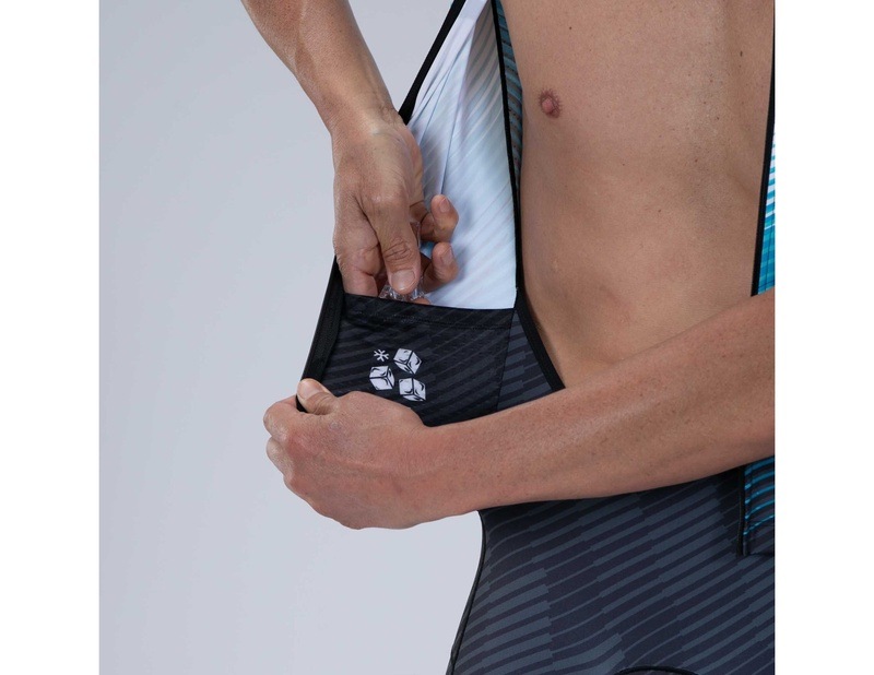 MEN TRI AERO FZ RACESUIT (BLUE WAVE) メンズ トライアスロンスーツ