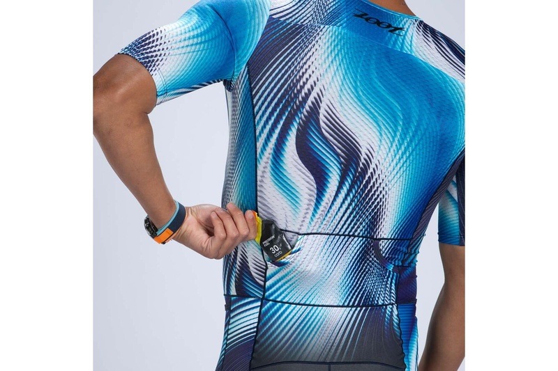 MEN'S TRI AERO FZ RACESUIT (Surge)トライスーツ ワンピース トライウエア トライアスロン ZMT35097