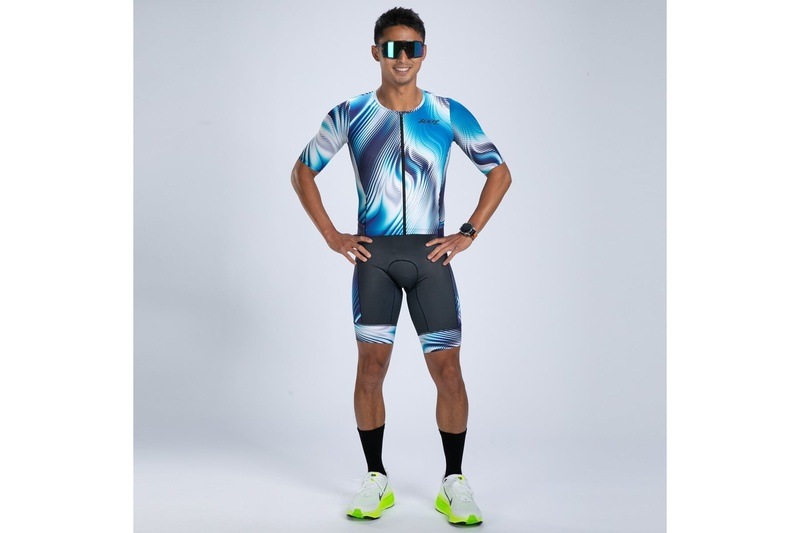 MEN'S TRI AERO FZ RACESUIT (Surge)トライスーツ ワンピース トライウエア トライアスロン ZMT35097