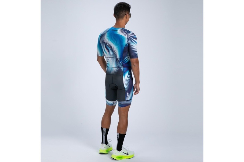 MEN'S TRI AERO FZ RACESUIT (Surge)トライスーツ ワンピース トライウエア トライアスロン ZMT35097
