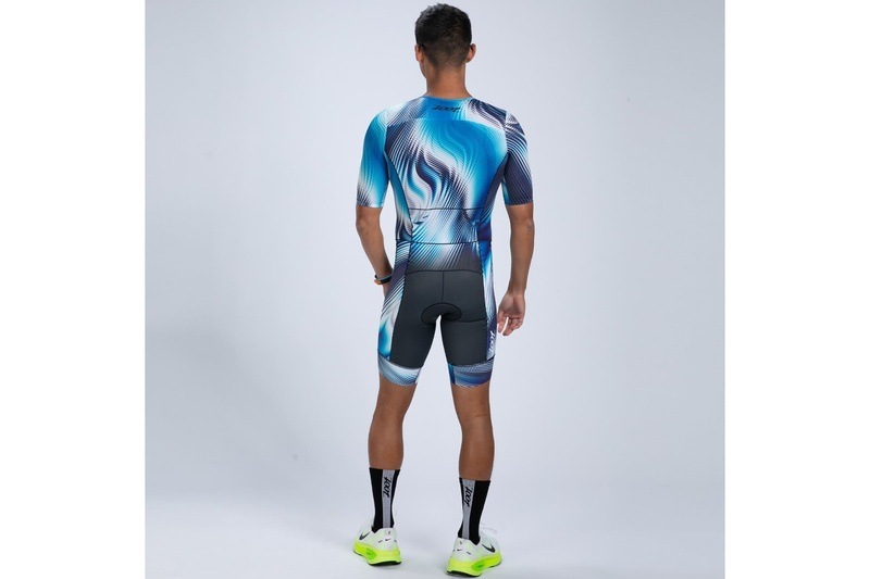MEN'S TRI AERO FZ RACESUIT (Surge)トライスーツ ワンピース トライウエア トライアスロン ZMT35097