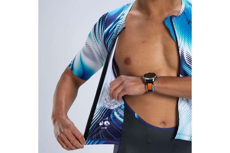 MEN'S TRI AERO FZ RACESUIT (Surge)トライスーツ ワンピース トライウエア トライアスロン ZMT35097