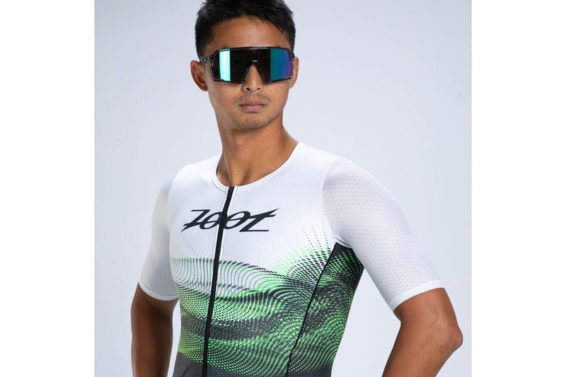 MEN'S TRI AERO FZ RACESUIT (Cadence)トライスーツ ワンピース トライウエア トライアスロン ZMT35098
