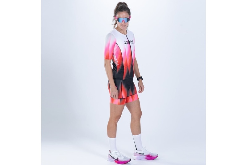 WOMEN'S TRI AERO JERSEY (yoyoyo) セパレート トップス トライアスロン トライジャージ ZFT15070