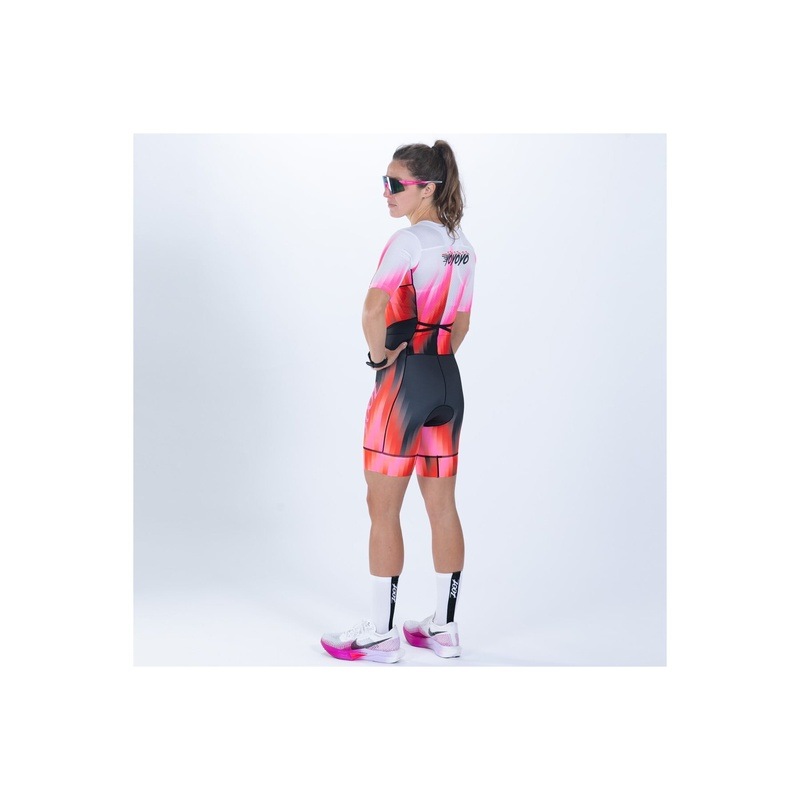 WOMEN'S TRI AERO FZ RACESUIT (yoyoyo) トライアスロン トライスーツ トライウエア ワンピース ZFT35095