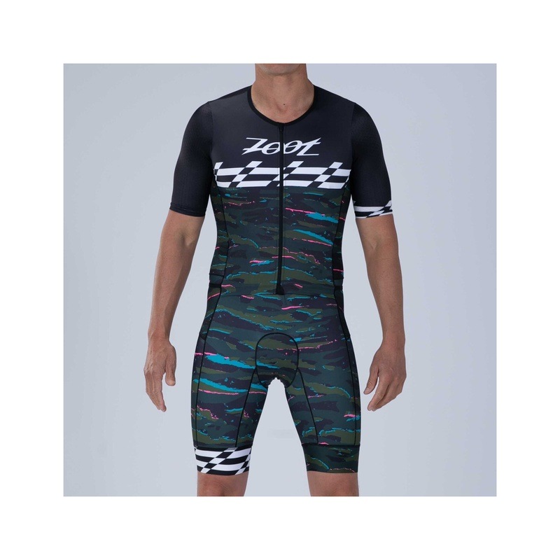 MEN TRI AERO FZ RACESUIT (CALI CAMO) メンズ トライアスロンスーツ トライスーツ トライウエア ZMT35066