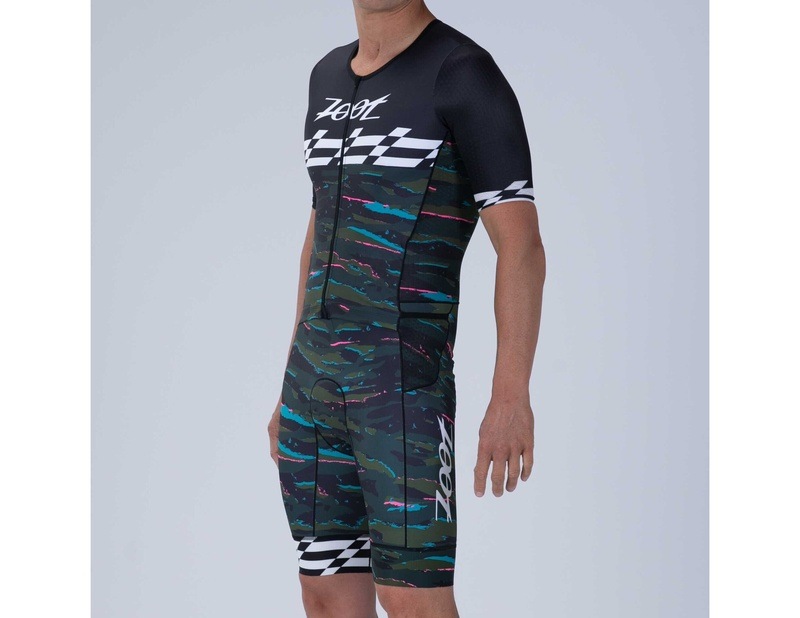 MEN TRI AERO FZ RACESUIT (CALI CAMO) メンズ トライアスロンスーツ トライスーツ トライウエア ZMT35066