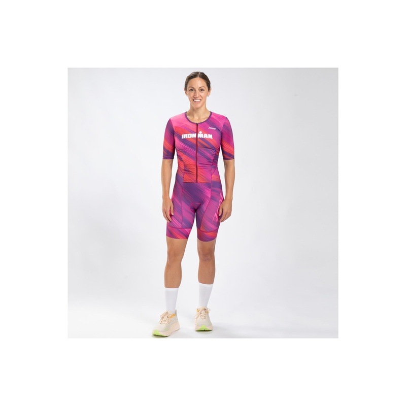 WOMEN'S TRI AERO FZ RACESUIT (IRONMAN HEAT) トライアスロン トライスーツ トライウエア ワンピース 