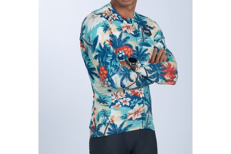 MEN'S CYCLE SUN STOP LS JERSEY  (Vintage Hula) サイクルジャージ ロングスリーブ 長袖ZMC18016014