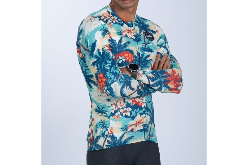 MEN'S CYCLE SUN STOP LS JERSEY  (Vintage Hula) サイクルジャージ ロングスリーブ 長袖ZMC18016014