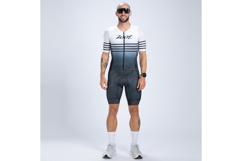 MEN'S TRI AERO FZ RACESUIT (Summit)トライスーツ ワンピース トライウエア トライアスロン ZMT35096