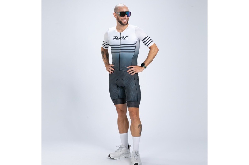 MEN'S TRI AERO FZ RACESUIT (Summit)トライスーツ ワンピース トライウエア トライアスロン ZMT35096