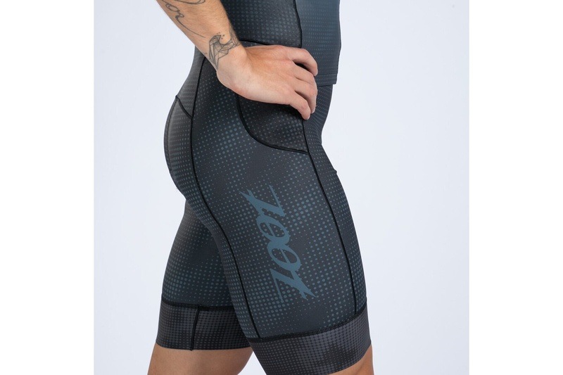 MEN'S TRI AERO FZ RACESUIT (Summit)トライスーツ ワンピース トライウエア トライアスロン ZMT35096