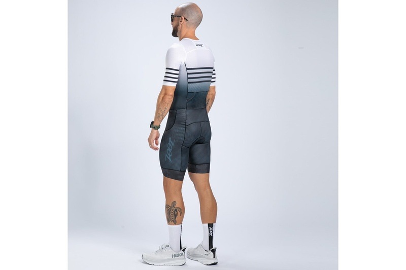 MEN'S TRI AERO FZ RACESUIT (Summit)トライスーツ ワンピース トライウエア トライアスロン ZMT35096