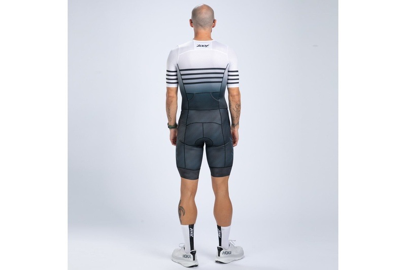 MEN'S TRI AERO FZ RACESUIT (Summit)トライスーツ ワンピース トライウエア トライアスロン ZMT35096