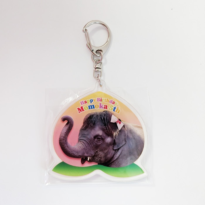 もも夏☆5歳記念☆アクリルキーホルダー