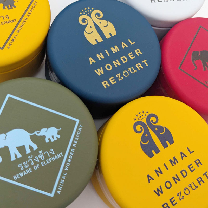 市原ぞうの国オリジナル ゾウに注意金平糖缶（赤） | お菓子 | | 市原