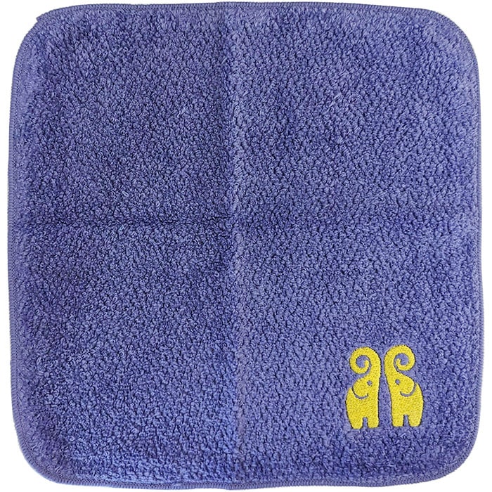 今治産 タオルハンカチ(パープル)