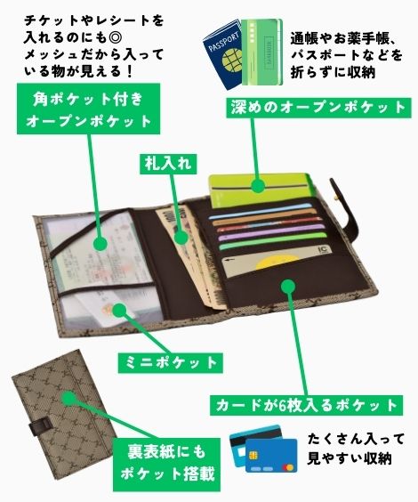 多機能手帳ケース(ユリ・コジマ柄・ブラック） | 多機能手帳ケース