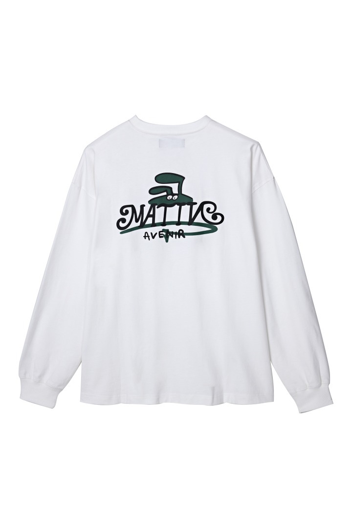 matin avenir センターブロッキングTシャツ