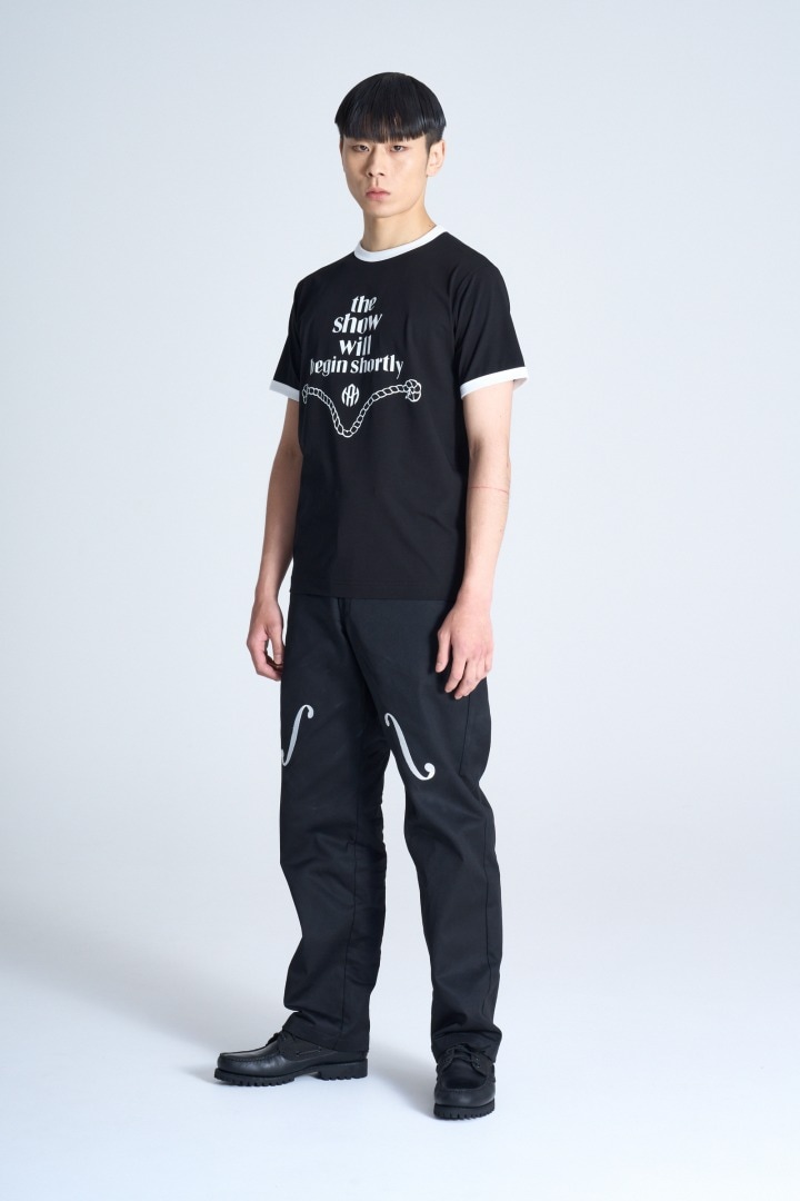 メッセージリンガーT シャツ ブラック