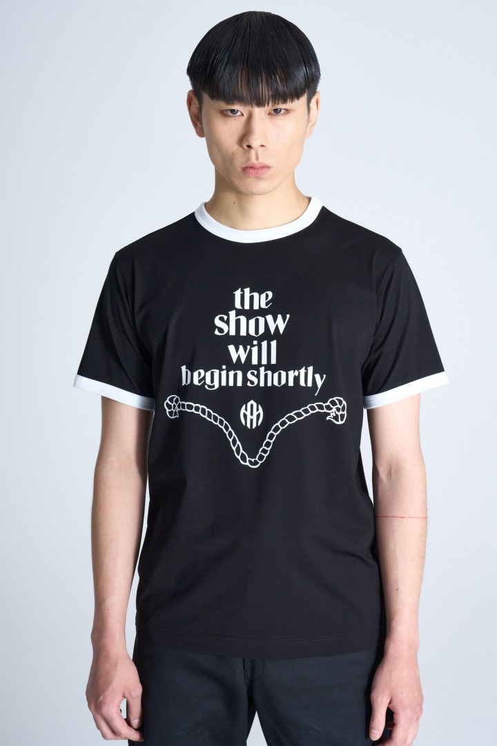 メッセージリンガーT シャツ ブラック