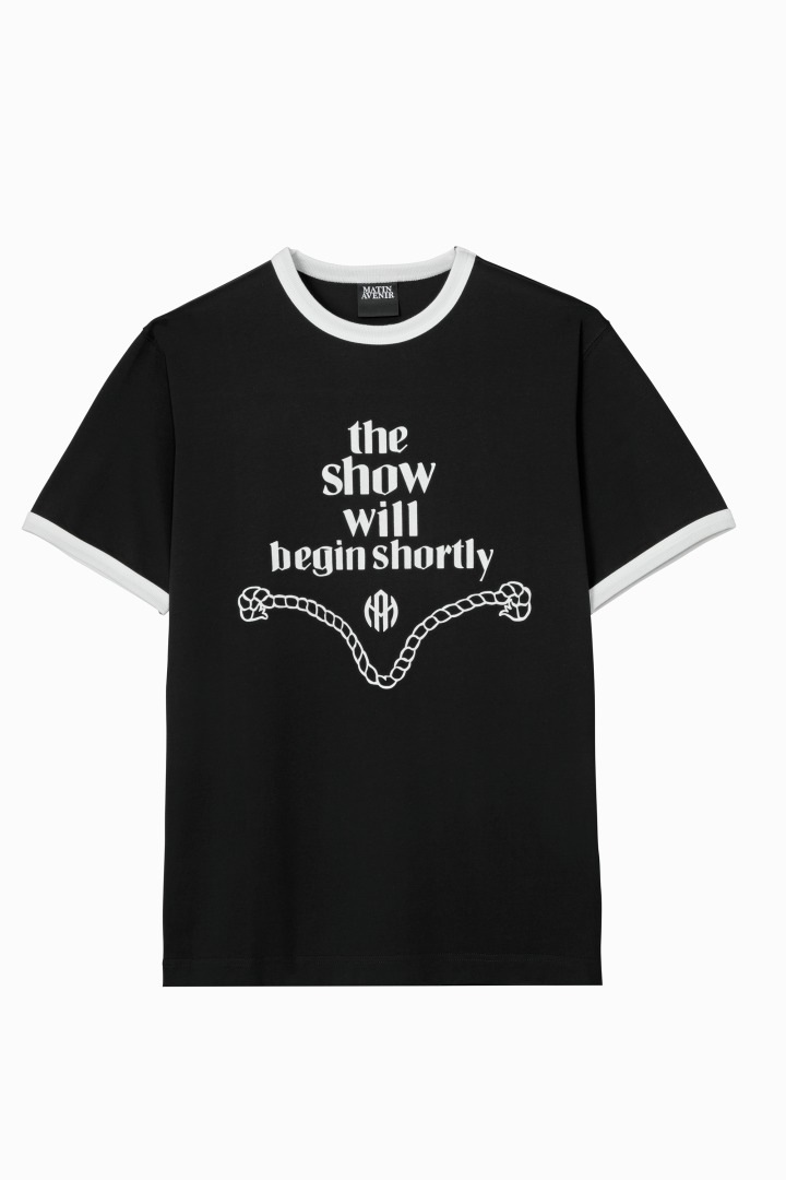 メッセージリンガーT シャツ ブラック